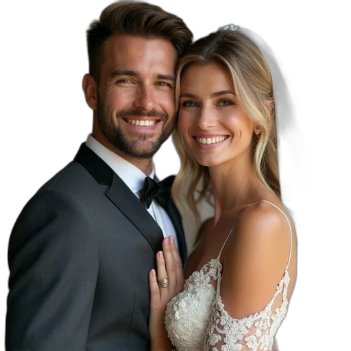 dress, jewelry, face, hair transparent PNG cut-out