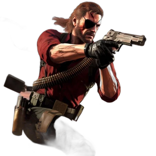 weapon, concept art, photorealistic, 3d render, pixel art, red, soldier, striking transparent PNG cut-out