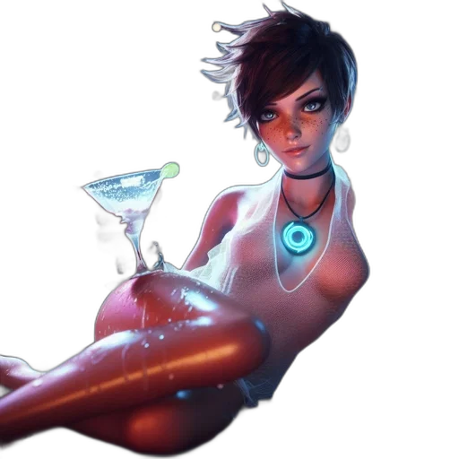 jewelry, robot, bottle, staff, concept art, cyberpunk, fantasy art, pixel art transparent PNG cut-out