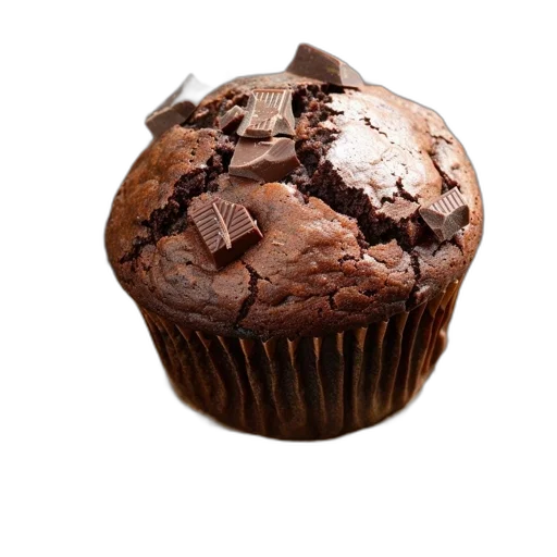 food, weapon, crown, face, photorealistic, 3d render, chocolate, muffin transparent PNG cut-out