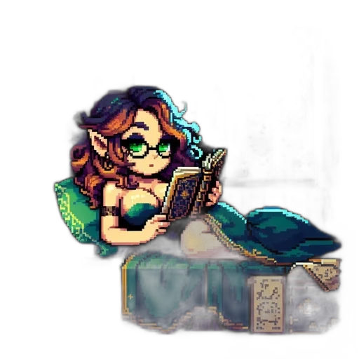 pixel art, fantasy art, comic book art, concept art transparent PNG cut-out