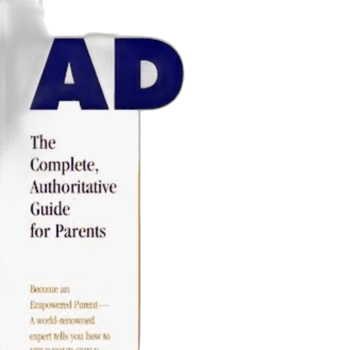 book, cover, titled, charge, adhd, complete, authoritative, guide transparent PNG cut-out