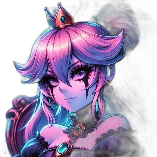 crown, staff, dragon, mask, fantasy art, anime, concept art, pixel art transparent PNG cut-out