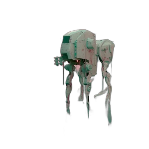 robot, creature, umbrella, furniture, 3d render, concept art, pixel art, cyberpunk transparent PNG cut-out