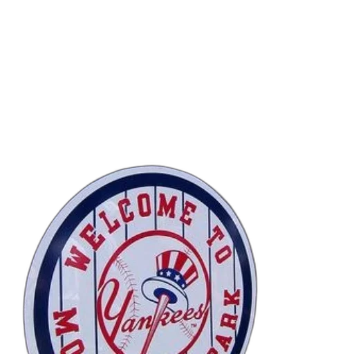 3d render, large, sign, welcomes, visitors, yankee, stadium, featuring transparent PNG cut-out