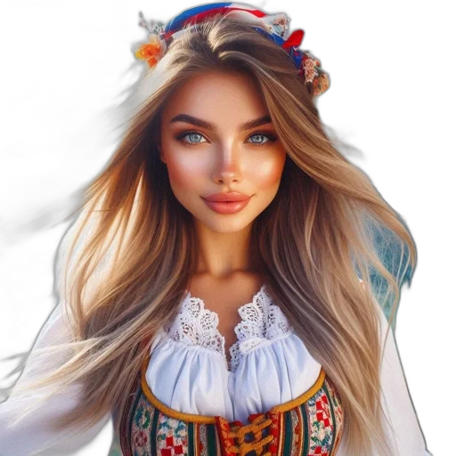 face, dress, jewelry, mask, fantasy art, photorealistic, oil painting, concept art transparent PNG cut-out