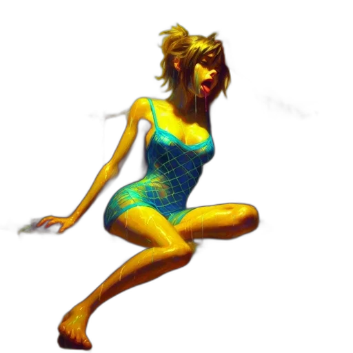 creature, dress, robot, mask, 3d render, concept art, pixel art, fantasy art transparent PNG cut-out