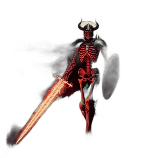 sword, weapon, staff, concept art, fantasy art, pixel art, 3d render, red transparent PNG cut-out