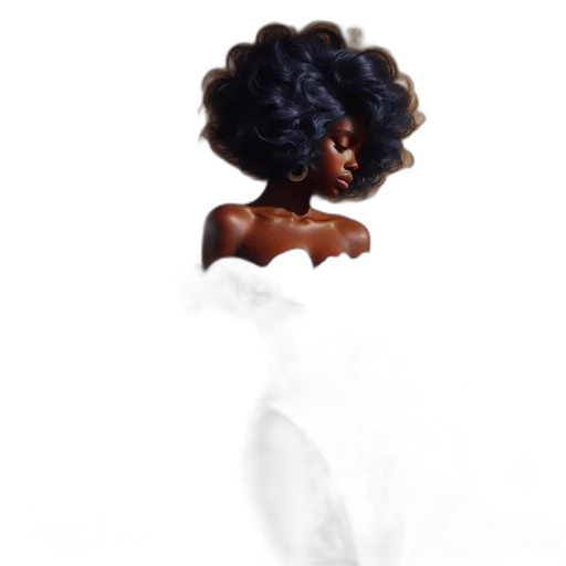 dress, hair, crown, face, concept art, 3d render, photorealistic, cartoon transparent PNG cut-out