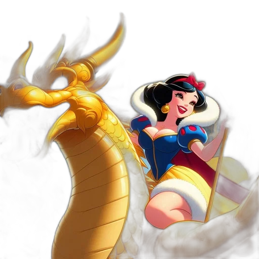 dragon, fantasy art, concept art, comic book art, pixel art, underwater, fire, snow transparent PNG cut-out