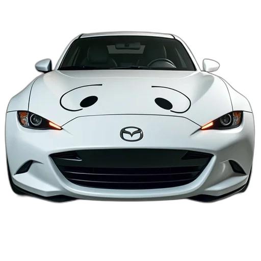 car, face, animal, mask, 3d render, photorealistic, concept art, cartoon transparent PNG cut-out