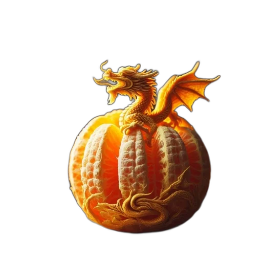 dragon, crown, jewelry, food, fantasy art, 3d render, photorealistic, concept art transparent PNG cut-out
