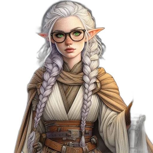 staff, dragon, fantasy art, concept art, pixel art, comic book art, earth tones, female transparent PNG cut-out