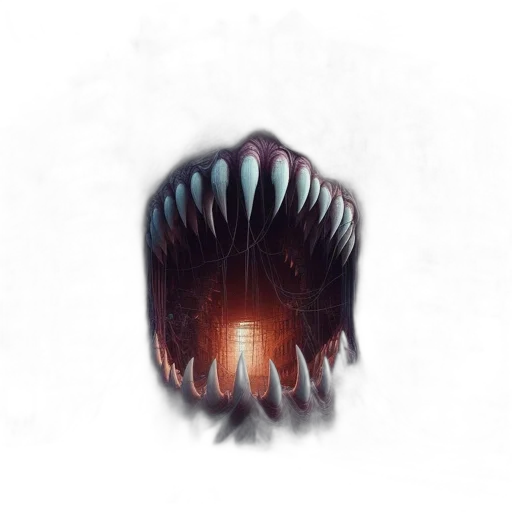 creature, mask, hair, animal, concept art, 3d render, pixel art, photorealistic transparent PNG cut-out