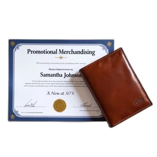 jewelry, brown, leather, wallet, placed, white, surface, next transparent PNG cut-out
