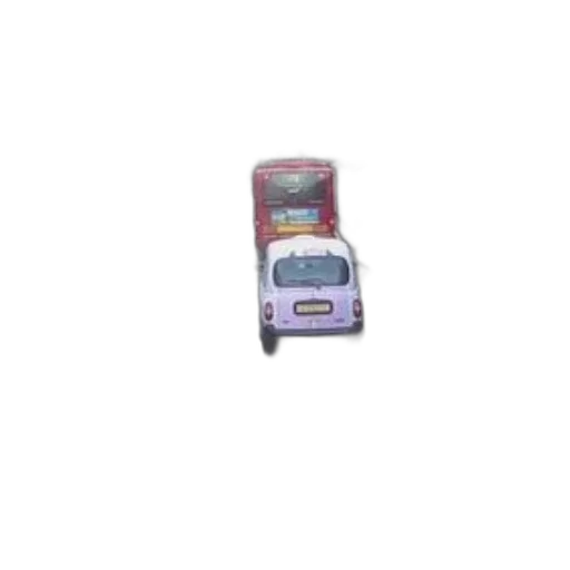 car, robot, pixel art, 3d render, bustling, city, street, pedestrians transparent PNG cut-out