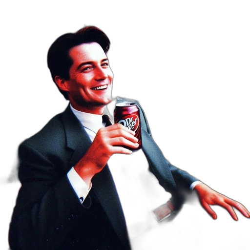 jacket, robot, vaporwave, photorealistic, concept art, cartoon, neon lights, man transparent PNG cut-out