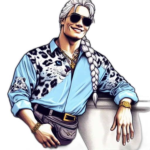 jacket, staff, robot, cartoon, comic book art, photorealistic, concept art, male transparent PNG cut-out