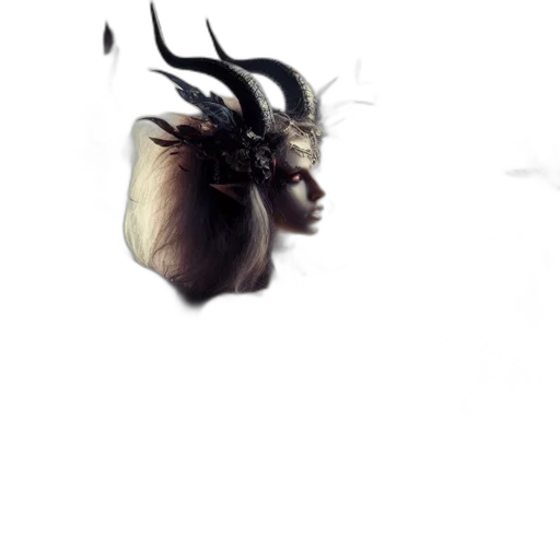 mask, dragon, face, crown, concept art, fantasy art, photorealistic, 3d render transparent PNG cut-out