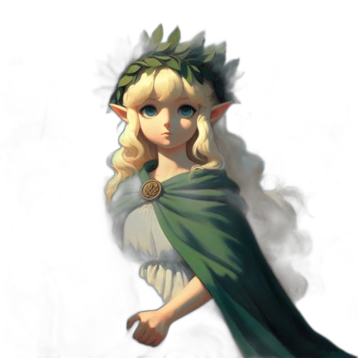 staff, dress, dragon, crown, fantasy art, concept art, pixel art, 3d render transparent PNG cut-out