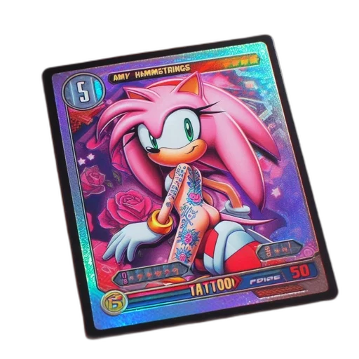 weapon, concept art, vaporwave, animated, character, amy, rose, pink transparent PNG cut-out