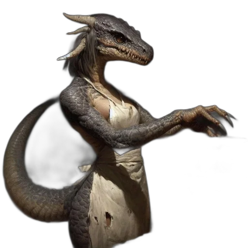 dragon, animal, creature, staff, concept art, 3d render, fantasy art, photorealistic transparent PNG cut-out