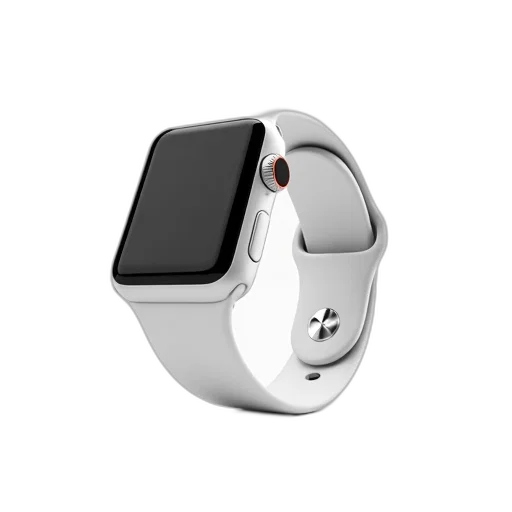 jewelry, robot, 3d render, white, smartwatch, digital, display, strap transparent PNG cut-out