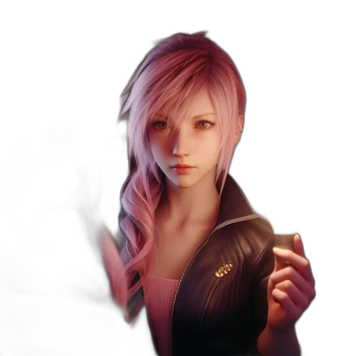 jacket, staff, face, weapon, concept art, 3d render, photorealistic, fantasy art transparent PNG cut-out