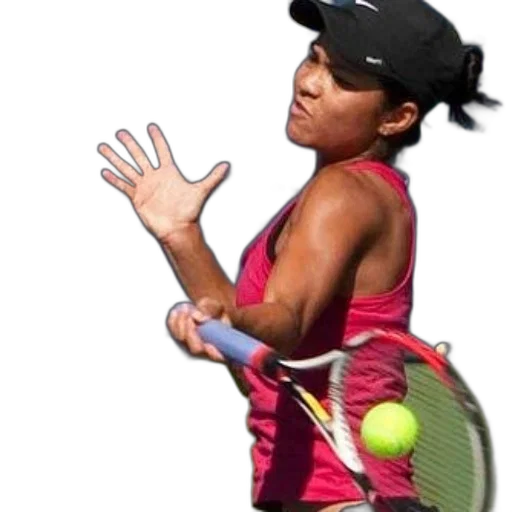 staff, photorealistic, pixel art, female, tennis, player, pink, tank transparent PNG cut-out