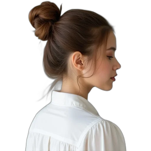 staff, hair, jacket, dress transparent PNG cut-out