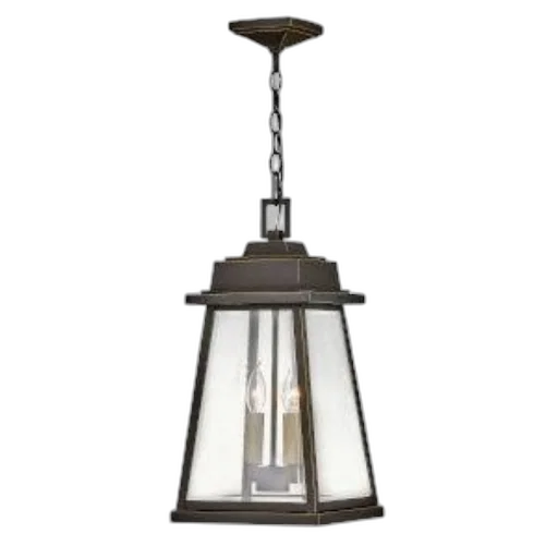 hanging, lantern, dark, bronze, finish, clear, glass, panels transparent PNG cut-out