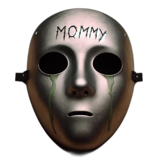 mask, face, jewelry, concept art, photorealistic, 3d render, metallic, skull-like transparent PNG cut-out