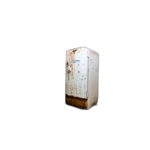 furniture, bottle, robot, weapon, 3d render, photorealistic, old, rusted transparent PNG cut-out