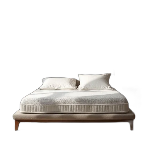 furniture, crown, 3d render, photorealistic, earth tones, simmons, mattress, low transparent PNG cut-out