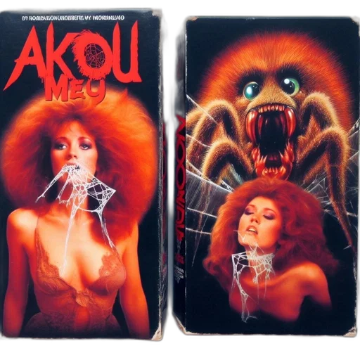 concept art, two, vhs, boxes, feature, contrasting, covers, akou transparent PNG cut-out