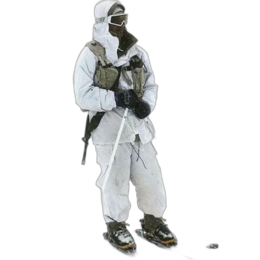 jacket, weapon, staff, concept art, photorealistic, 3d render, person, white transparent PNG cut-out