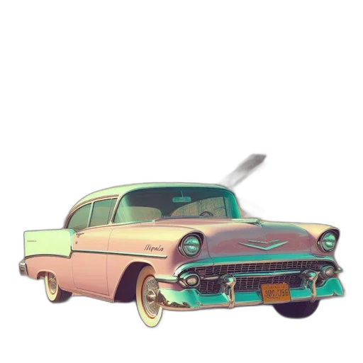 car, weapon, concept art, 3d render, watercolor, photorealistic, neon lights, pastel transparent PNG cut-out