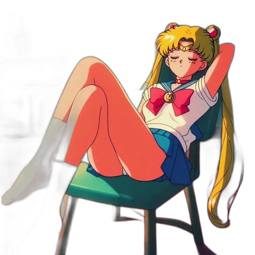 furniture, dress, crown, staff, anime, pixel art, vaporwave, concept art transparent PNG cut-out