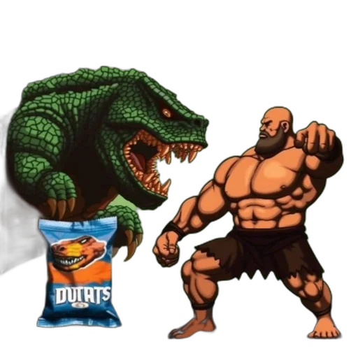 food, creature, dragon, animal, pixel art, concept art, comic book art, fantasy art transparent PNG cut-out