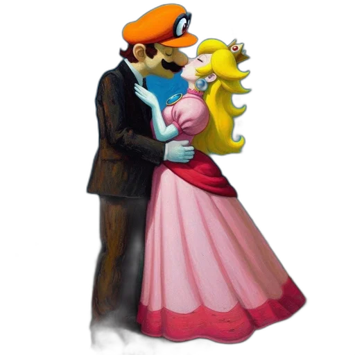 dress, concept art, 3d render, pixel art, cartoon, underwater, fire, mario transparent PNG cut-out