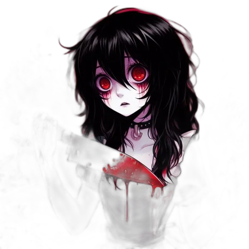 face, creature, mask, staff, pixel art, anime, concept art, watercolor transparent PNG cut-out
