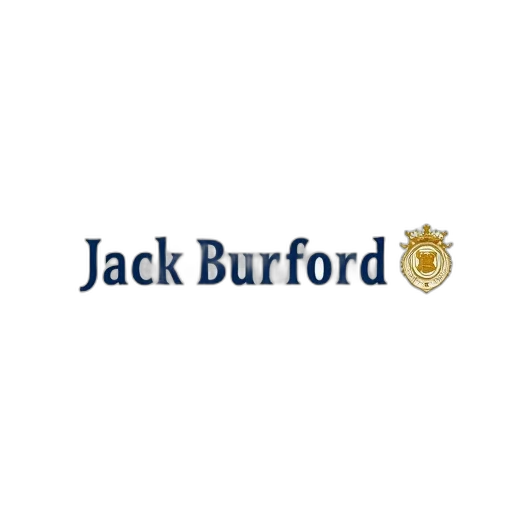 jacket, white, background, text, jack, burford, blue, stylized transparent PNG cut-out