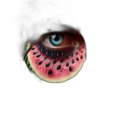 mask, creature, face, food, photorealistic, watercolor, concept art, fantasy art transparent PNG cut-out