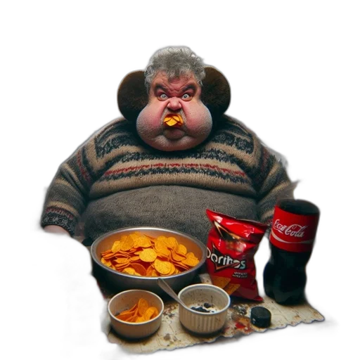 food, animal, creature, jacket, photorealistic, concept art, 3d render, outer space transparent PNG cut-out