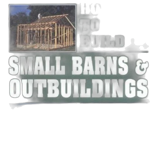building, book, cover, titled, how, build, small, barns transparent PNG cut-out