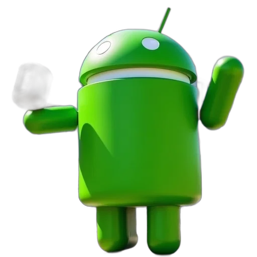 robot, staff, 3d render, concept art, large, green, android, statue transparent PNG cut-out