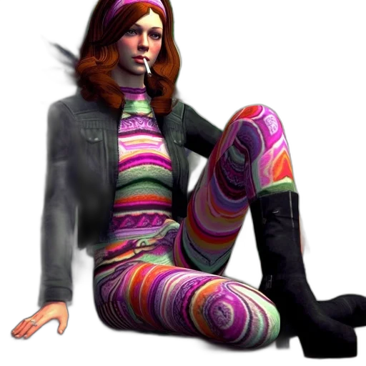 jacket, concept art, 3d render, cyberpunk, photorealistic, neon, colorful, dark transparent PNG cut-out
