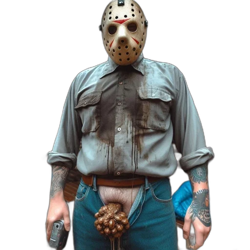 mask, creature, animal, face, concept art, person, wearing, hockey transparent PNG cut-out