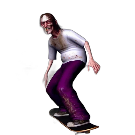 creature, concept art, 3d render, photorealistic, vaporwave, dirty, disheveled, character transparent PNG cut-out