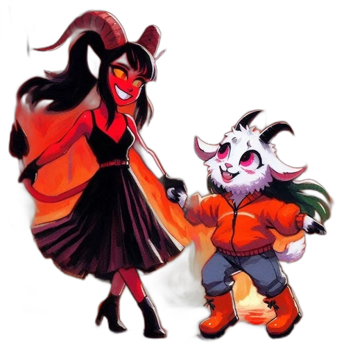 mask, concept art, pixel art, fantasy art, comic book art, fire, red, dark transparent PNG cut-out